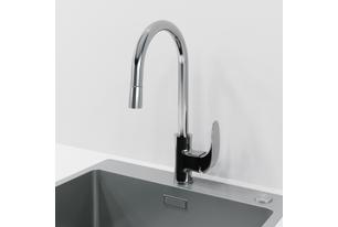 Смеситель для кухни LAPARET LISERA с выдвижным изливом N2042402LPT