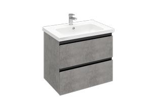 Тумба подвесная ELECTRA 70 под умыв-к Creavit Ideal 70, хромикс серебро, арт. LE-WCAB-70-123