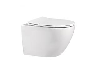 Унитаз подвесной LAPARET JOY с сиденьем микролифт белый 490*370*360 мм