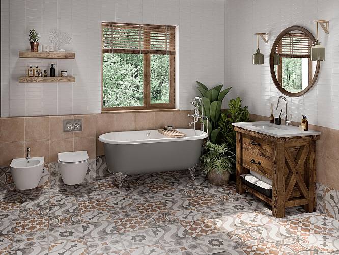 Carpet Ступень рельеф, бежевый (C-CP4A016D) 29,8х29,8