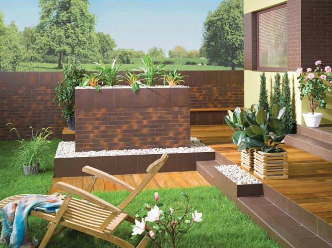 Shadow brown cokol schodowy 3-d LEWY 30x8 10шт